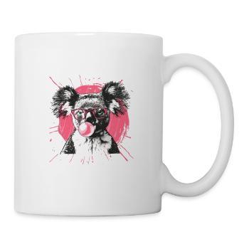 Koala mit Sonnenbrille Bubblegum für einen - Tasse - Weiß - Rechts