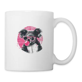 Koala mit Sonnenbrille Bubblegum für einen - Tasse - Weiß - Rechts