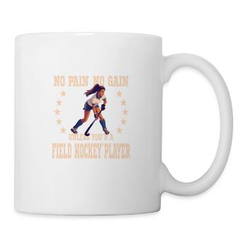 Frauen Feldhockey Feldhockeyspielerin - Tasse - Weiß - Rechts