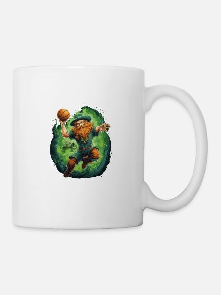Leprechaun Basketball Irish Irland - Tasse - Weiß