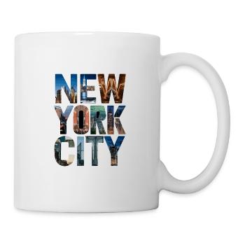 New York City Skyline - Tasse - Weiß - Rechts
