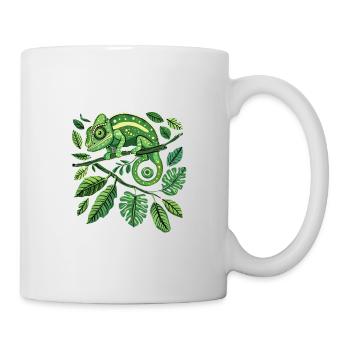 Chameleonaire A Rich Lizard für - Tasse - Weiß - Rechts