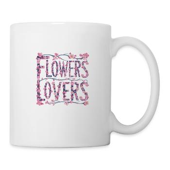 Floristin Flowers Lovers für eine Floristin - Tasse - Weiß - Rechts