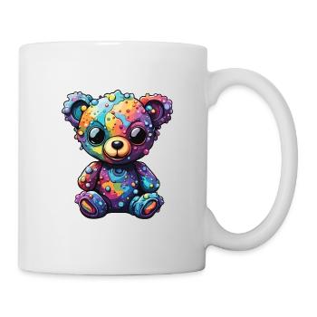 Ours en peluche / Peluche / Animal en peluche / Idée cadeau - Mug blanc - blanc - Droite