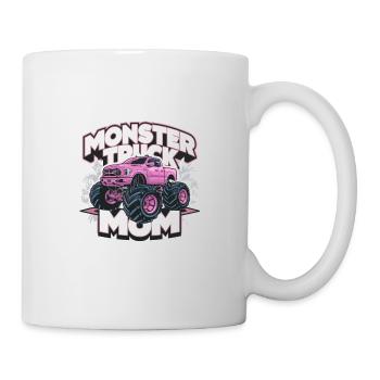 Monster Truck Mom für die Mutti für Frauen und - Tasse - Weiß - Rechts