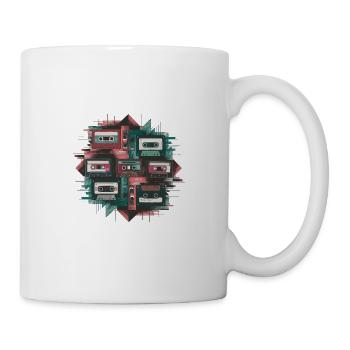 80s Retro Cassette Classic Cassette Tape für 80s - Tasse - Weiß - Rechts