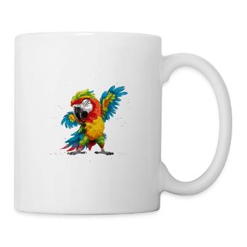 Ara Papagei für einen Vogelliebhaber - Tasse - Weiß - Rechts