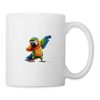 Ara Papagei für einen Vogelliebhaber - Tasse - Weiß - Rechts