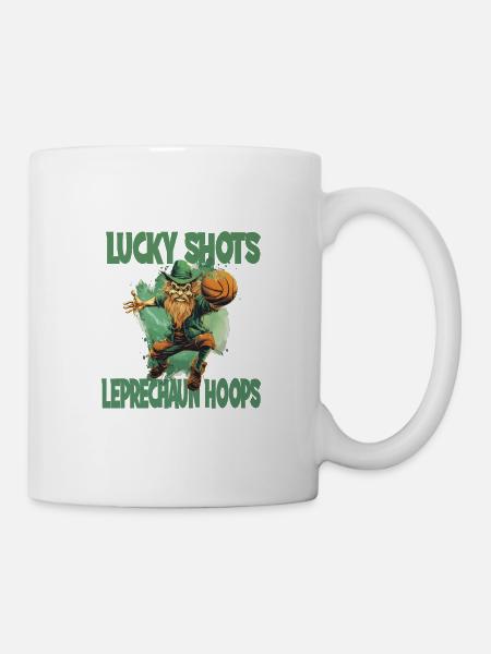 Leprechaun Basketball Irish Irland - Tasse - Weiß