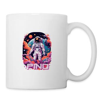 PINO - Schöner Jungen Name mit coolem Astronaut - Tasse - Weiß - Rechts