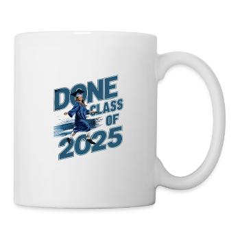 Schule Studuim Abschlussfeier Bestanden 2025 - Tasse - Weiß - Rechts
