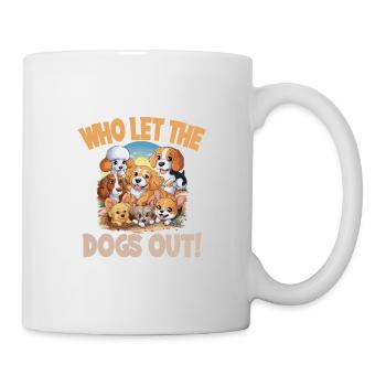Wer hat die Hund rausgelassen für einen - Tasse - Weiß - Rechts