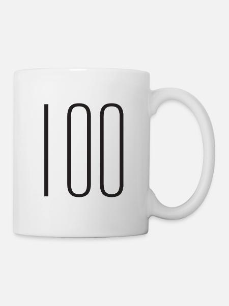 100 - Tasse - Weiß