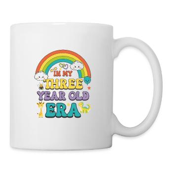 In My Three Year Old Era 3rd Birthday Girl Boy - Mug - white - Right