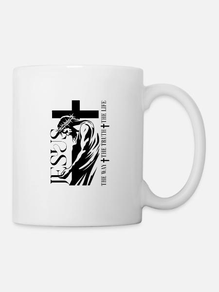 Jesus The Way The Truth The Life Christian Worship - Mug - white