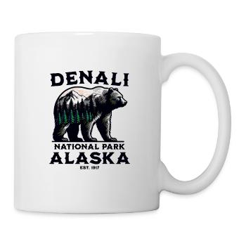 Denali Forever Nationalpark Mt McKinley, Alaska - Tasse - Weiß - Rechts