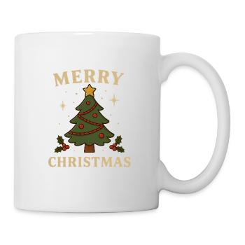 Merry Christmas - Tasse - Weiß - Rechts