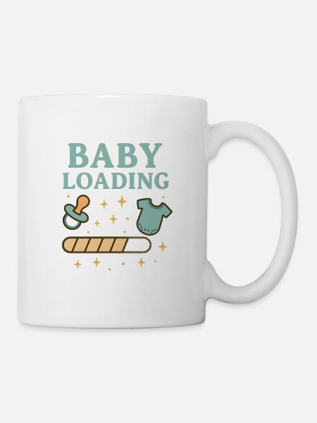 Baby Loading - Tasse - Weiß
