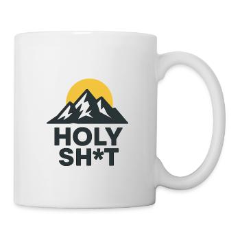 Summit sun and mountains Holy Sh*T - Mug - white - Right