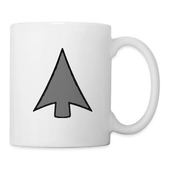 Pfeilspitze - Tasse - Weiß - Rechts