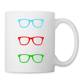 brille - Tasse - Weiß - Rechts