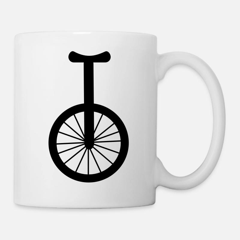 Einrad - Tasse - Weiß