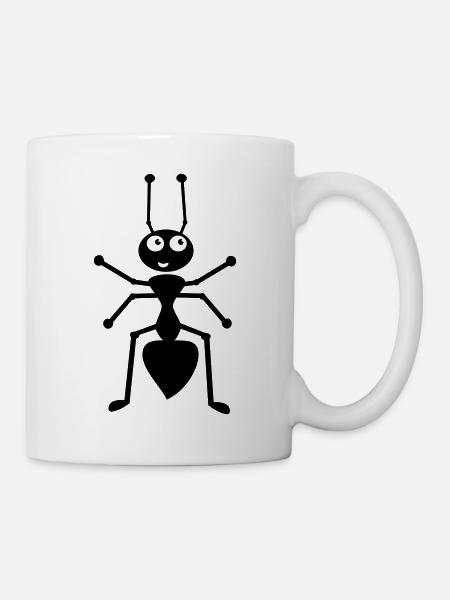 fourmi - Mug blanc - blanc
