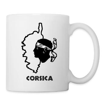 Corsica Maure NB02 - Mug blanc - blanc - Droite