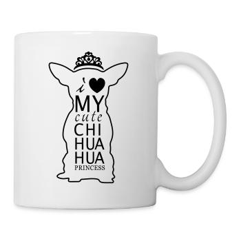 Chihuahua Princess - Tasse - Weiß - Rechts