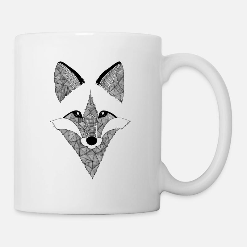 Renard Design - Mug blanc - blanc