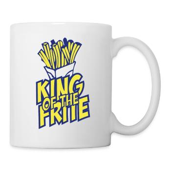 Nord Pas De Calais NPDC King of the frite - Mug blanc - blanc - Droite