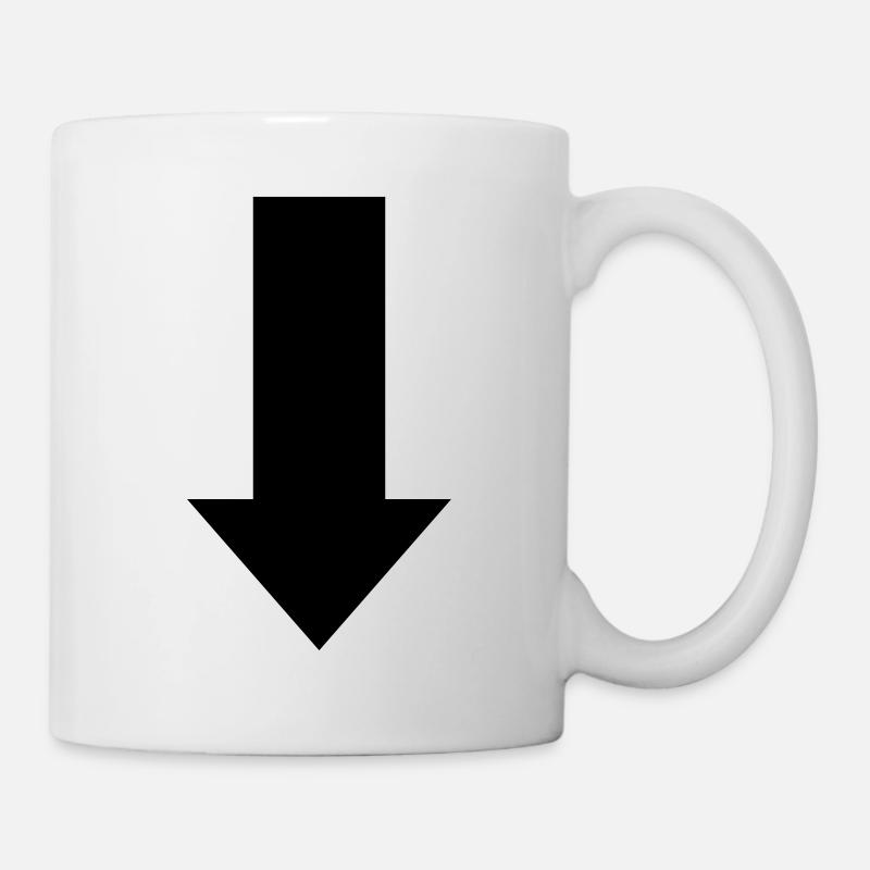 arrow - Mug - white