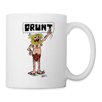 grunt trans - Mug blanc - blanc - Droite