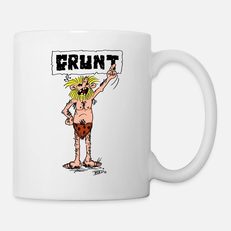 grunt trans - Mug blanc - blanc