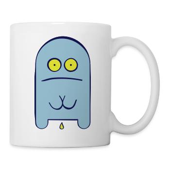 Pipimonster - Tasse - Weiß - Rechts
