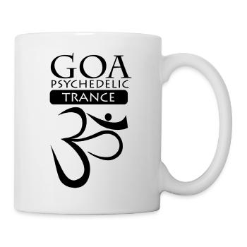 Goa Psychedelic Trance Logo - Tasse - Weiß - Rechts