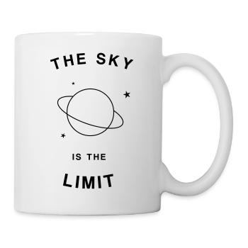 The sky is the limit - Tasse - Weiß - Rechts