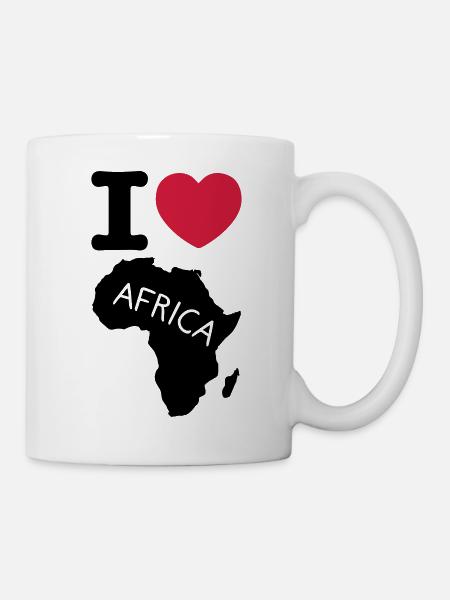 I love Africa - Tasse - Weiß