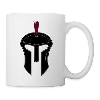 Sparta Helm - Tasse - Weiß - Rechts