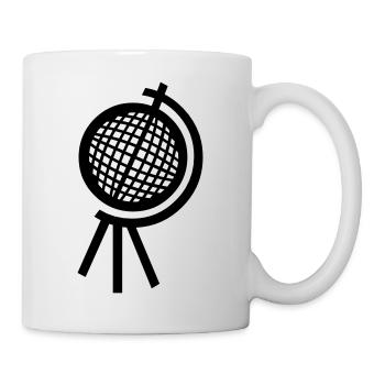 Globus - Tasse - Weiß - Rechts
