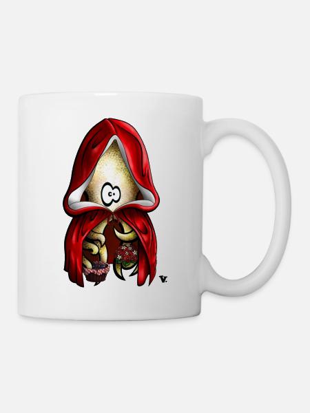Le Petit Chaperon Poulpe - Mug blanc - blanc
