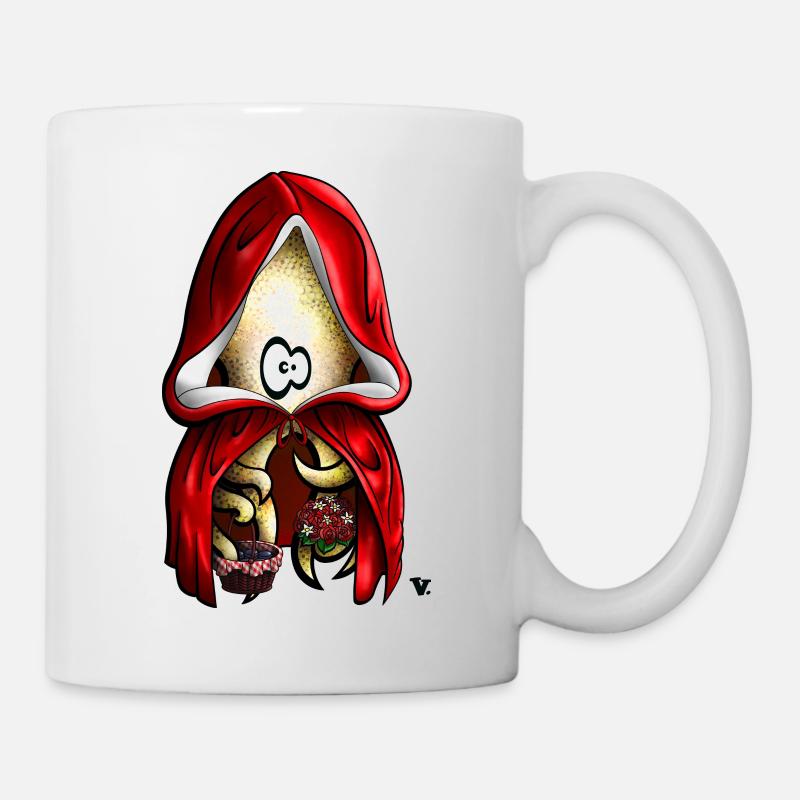 Le Petit Chaperon Poulpe - Mug blanc - blanc