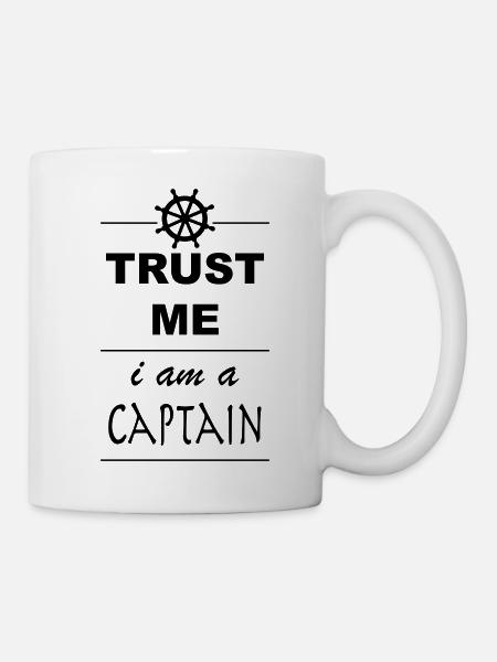 Trust me I´m a Captain 1c - Tasse - Weiß