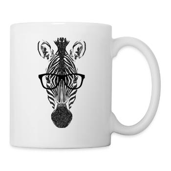 nerd_zebra - Tasse - Weiß - Rechts