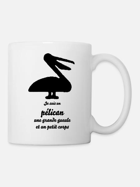 pelican grande gueule - Mug blanc - blanc