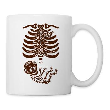 Maternity Sugar Skull - Mug - white - Right