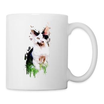 chat - Mug blanc - blanc - Droite
