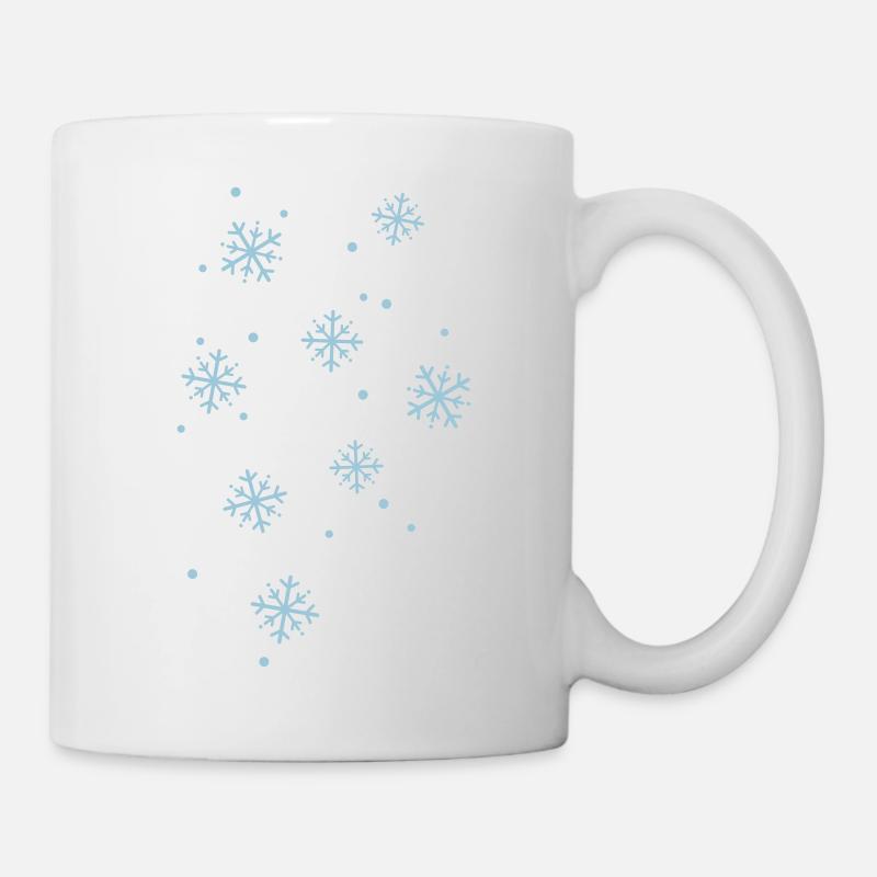 snowflakes - Tasse - Weiß