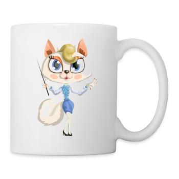 doux chat - Mug blanc - blanc - Droite