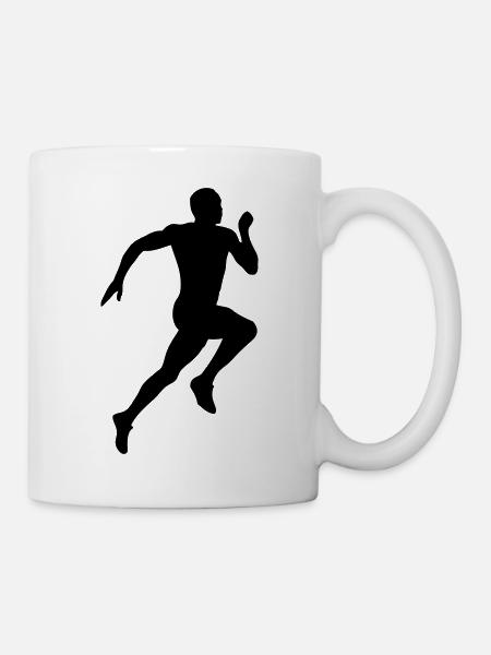 running - Mug blanc - blanc